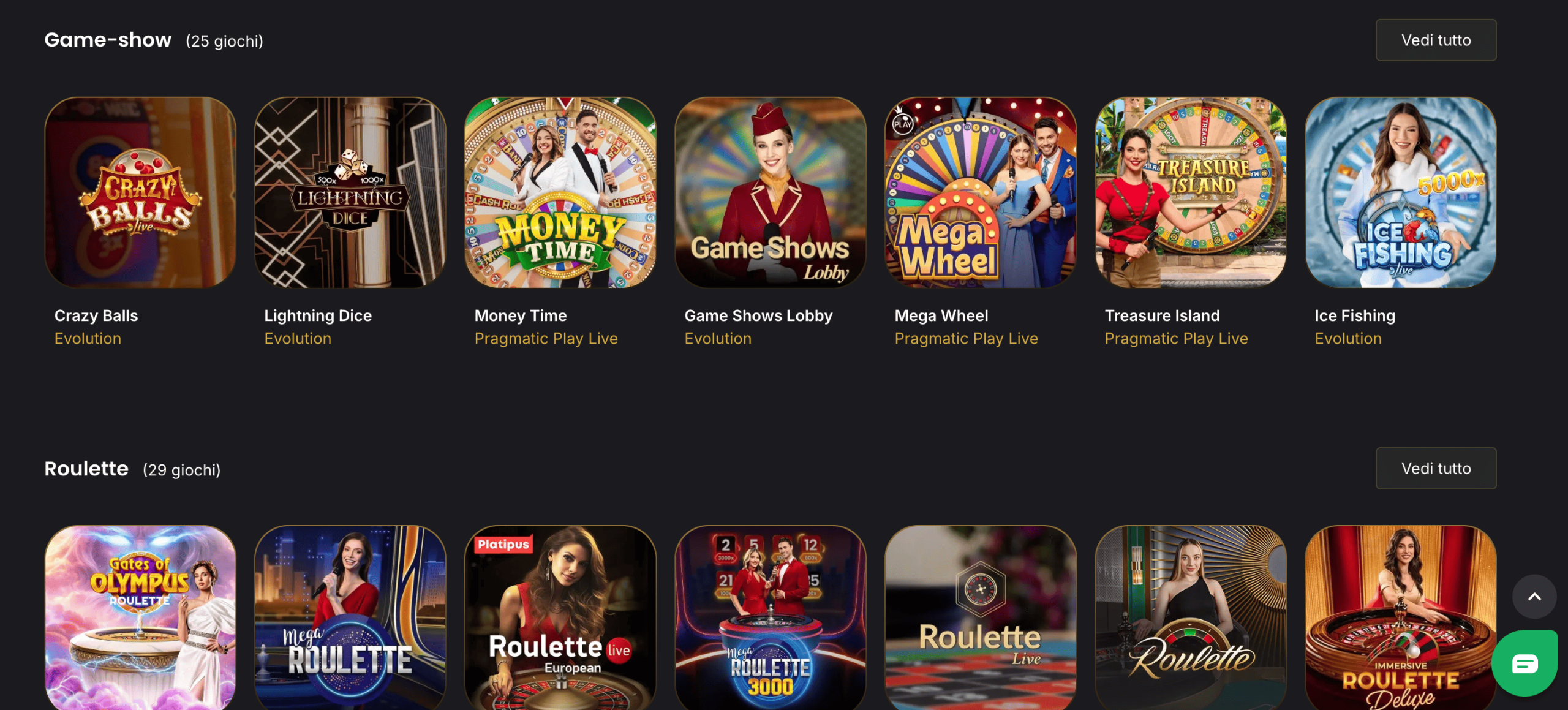 casinò dal vivo goldenplay
